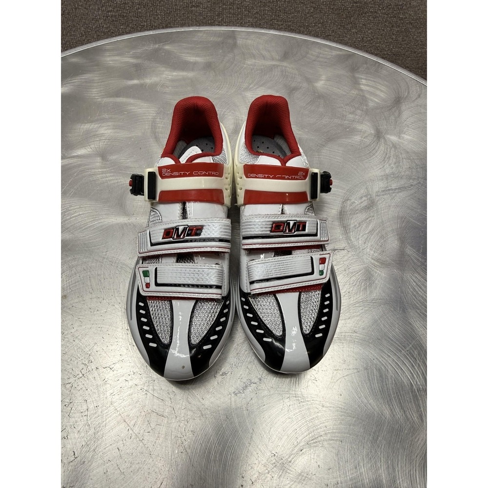 DMT Impact CX Carbon Road Cycling Shoes White Red Black Italian EU 39